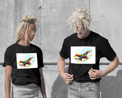 T-Shirt-Super Hornet in WPAP Illustration - @lintank_popart-wow.fan