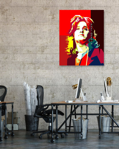 Suzi Quatro Pop Art WPAP - @Artkreator