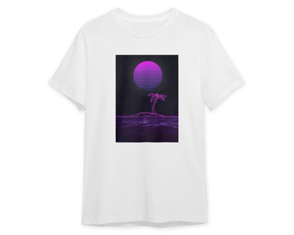 Synthwave Sunset Sea - @nueman