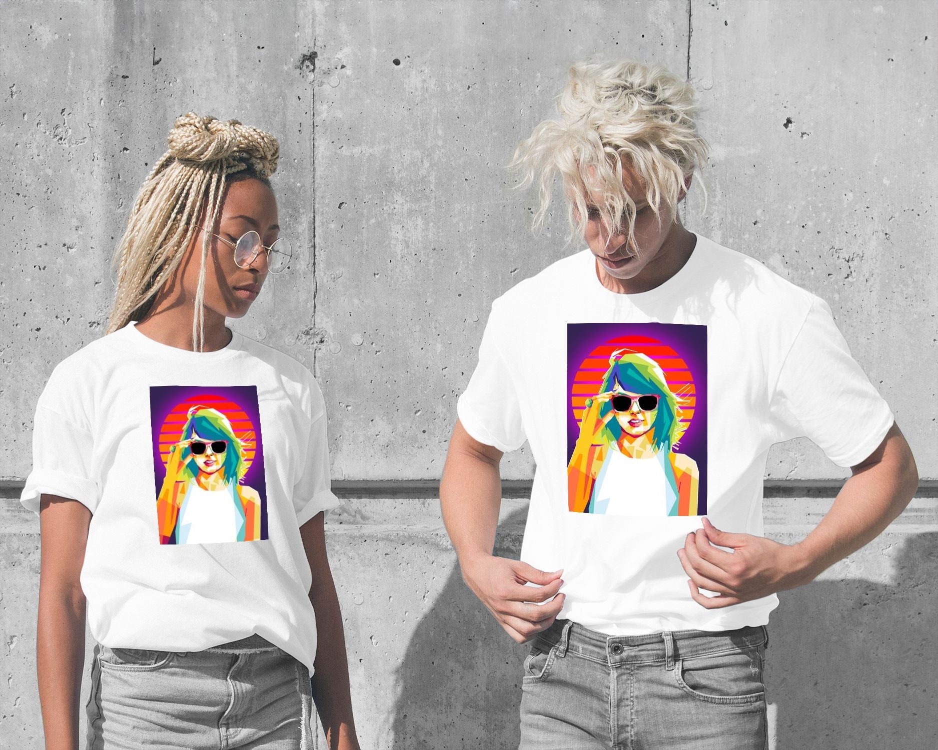 taylor swift pop art x retro - @AsranVektor - Buy illustrations