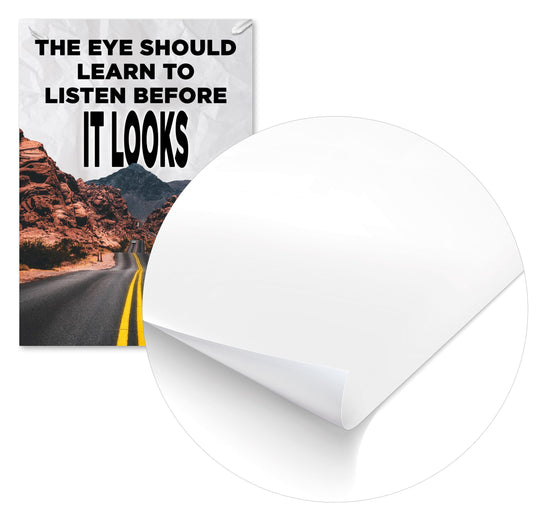 The Eye Should Learn To Listen Before It Looks - @ColorizeStudio