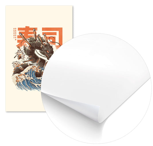 The Great Sushi Dragon - @Ilustrata