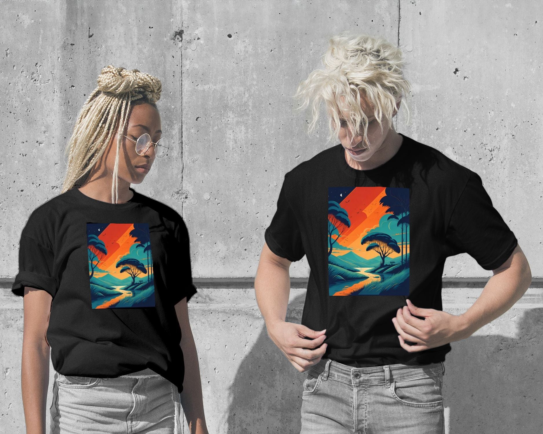 T-Shirt-The Sunset - @JongKlebesGallery-wow.fan