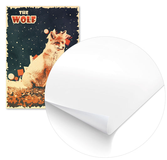 The Wolf Vintage Art Illustration - @ColorizeStudio