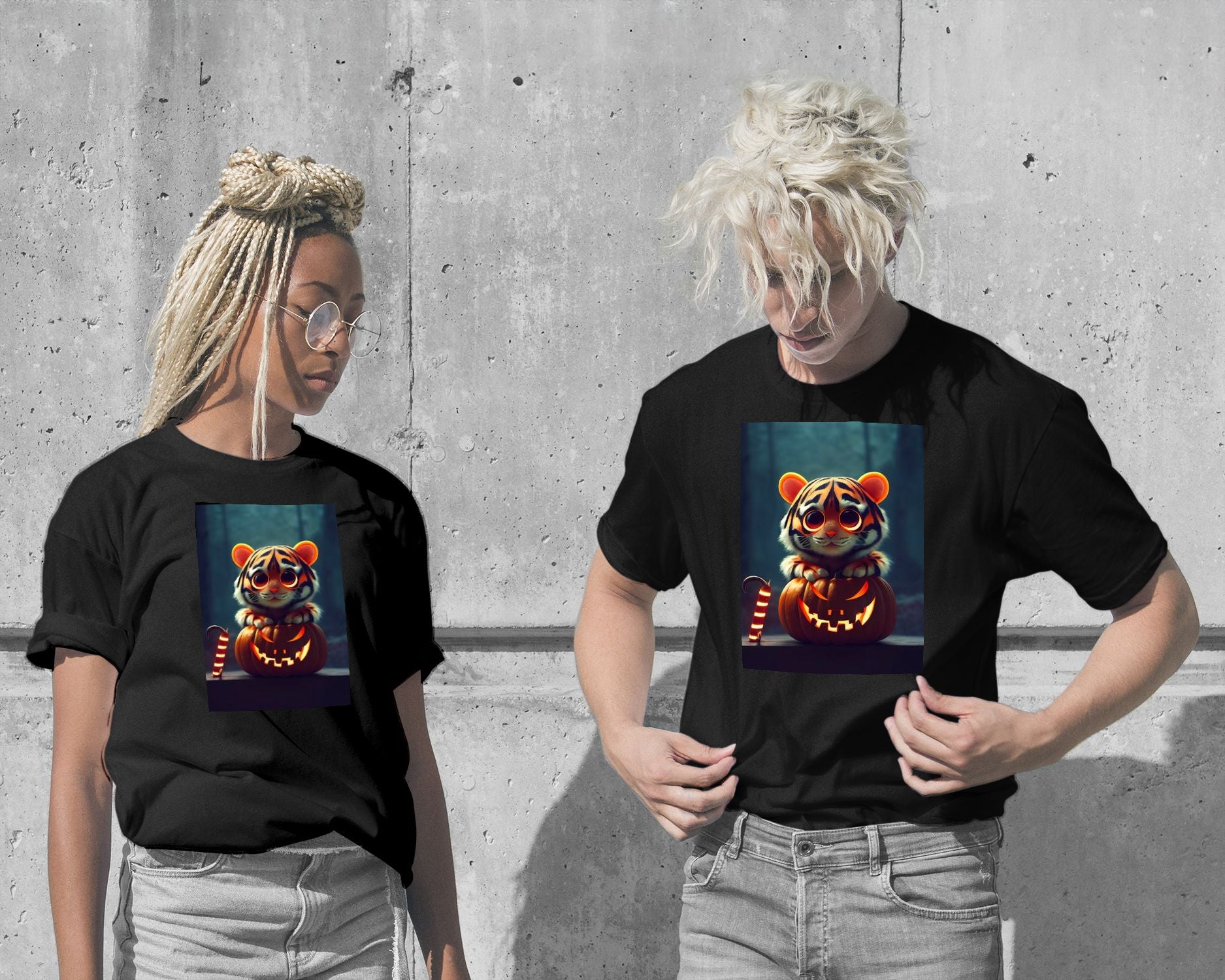 T-Shirt-Tiger Halloween - @Windriani-wow.fan