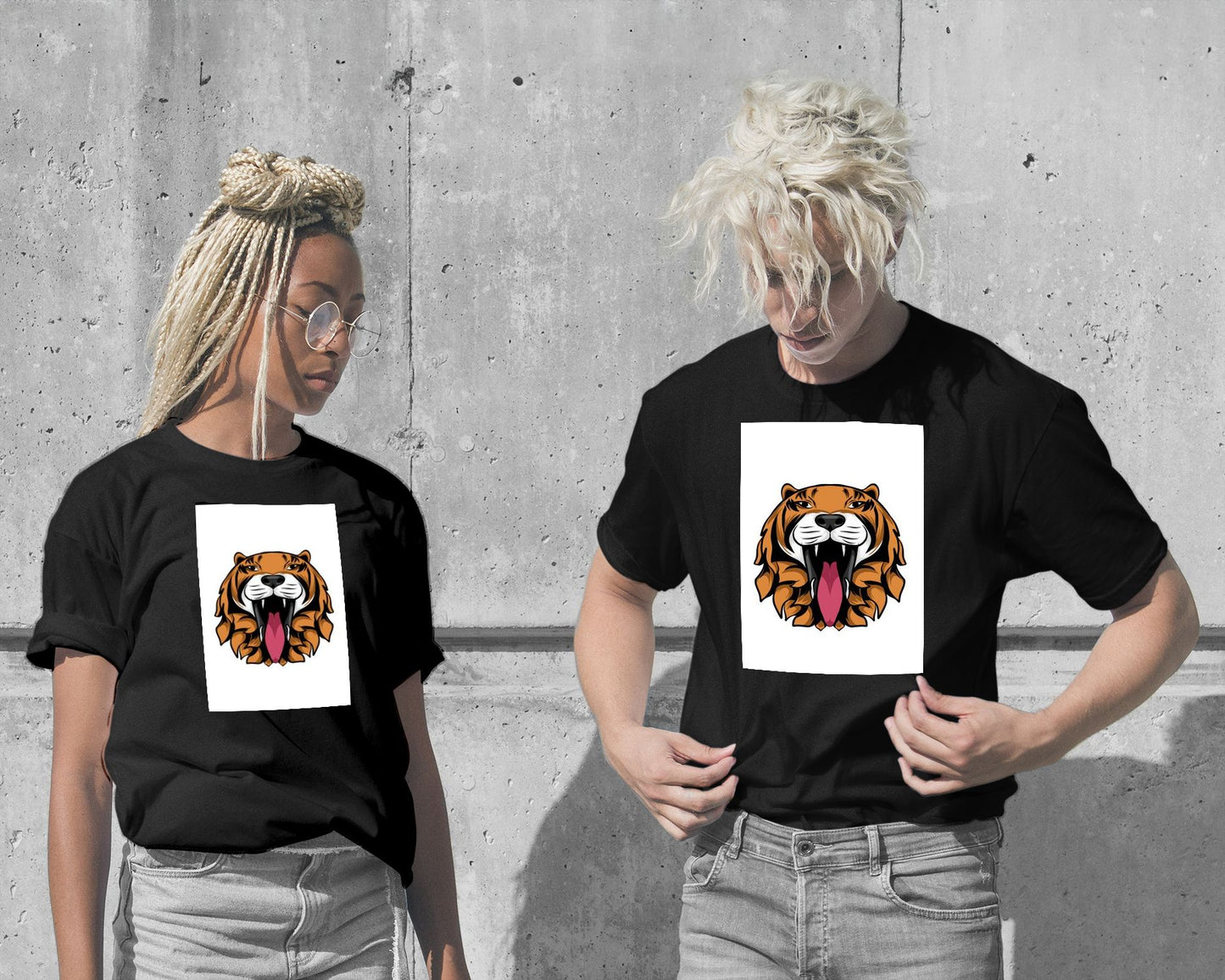 T-Shirt-tiger logo - @BODAG-wow.fan
