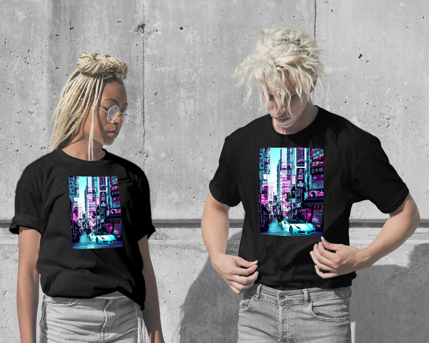 T-Shirt-Tokyo Car Retro Synthwave 2 - @MiracleCreative-wow.fan