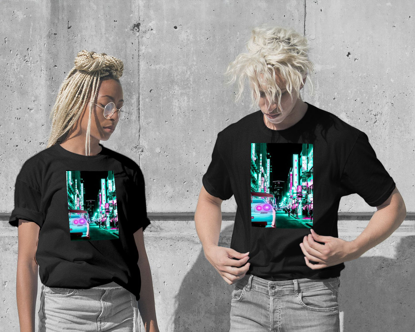 T-Shirt-Tokyo Car Retro Synthwave 7 - @MiracleCreative-wow.fan
