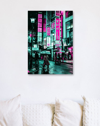 Tokyo Street Rain Synthwave - @JeffNugroho