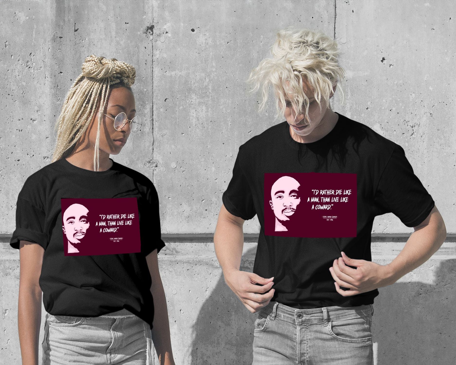 T-Shirt-TUPAC SHAKUR HIPHOP LEGEND RAPPER QUOTES - @RAMRAMCLUB-wow.fan