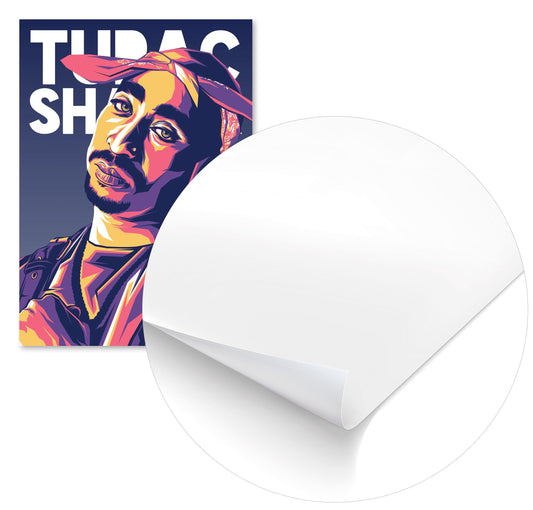 Tupac Shakur Pop Art 3 - @LuckyDream