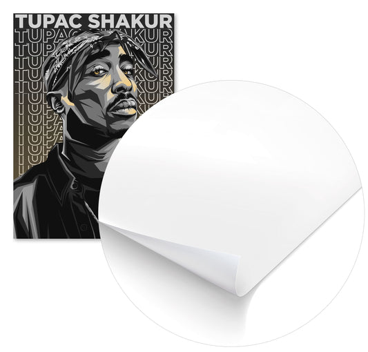 Tupac Shakur Pop Art 4 - @LuckyDream