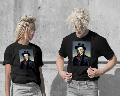 T-Shirt-Vlad Dracula Smoking - @JongKlebesGallery-wow.fan