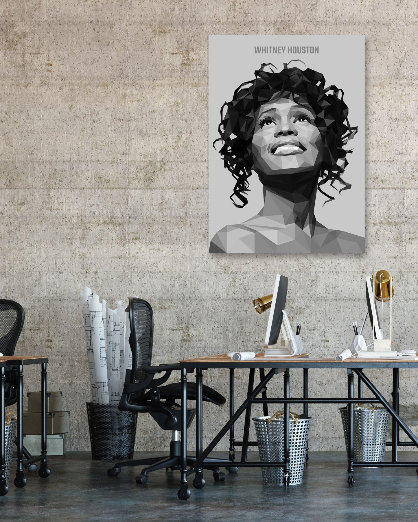 Whitney Houston B & W - @YanzGallery