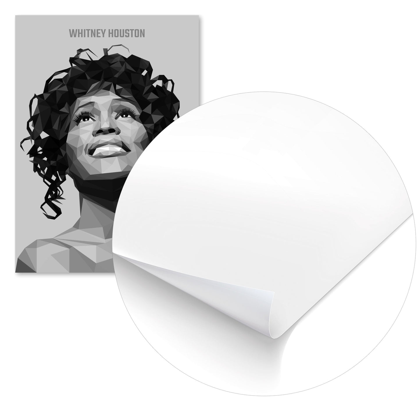 Whitney Houston B & W - @YanzGallery