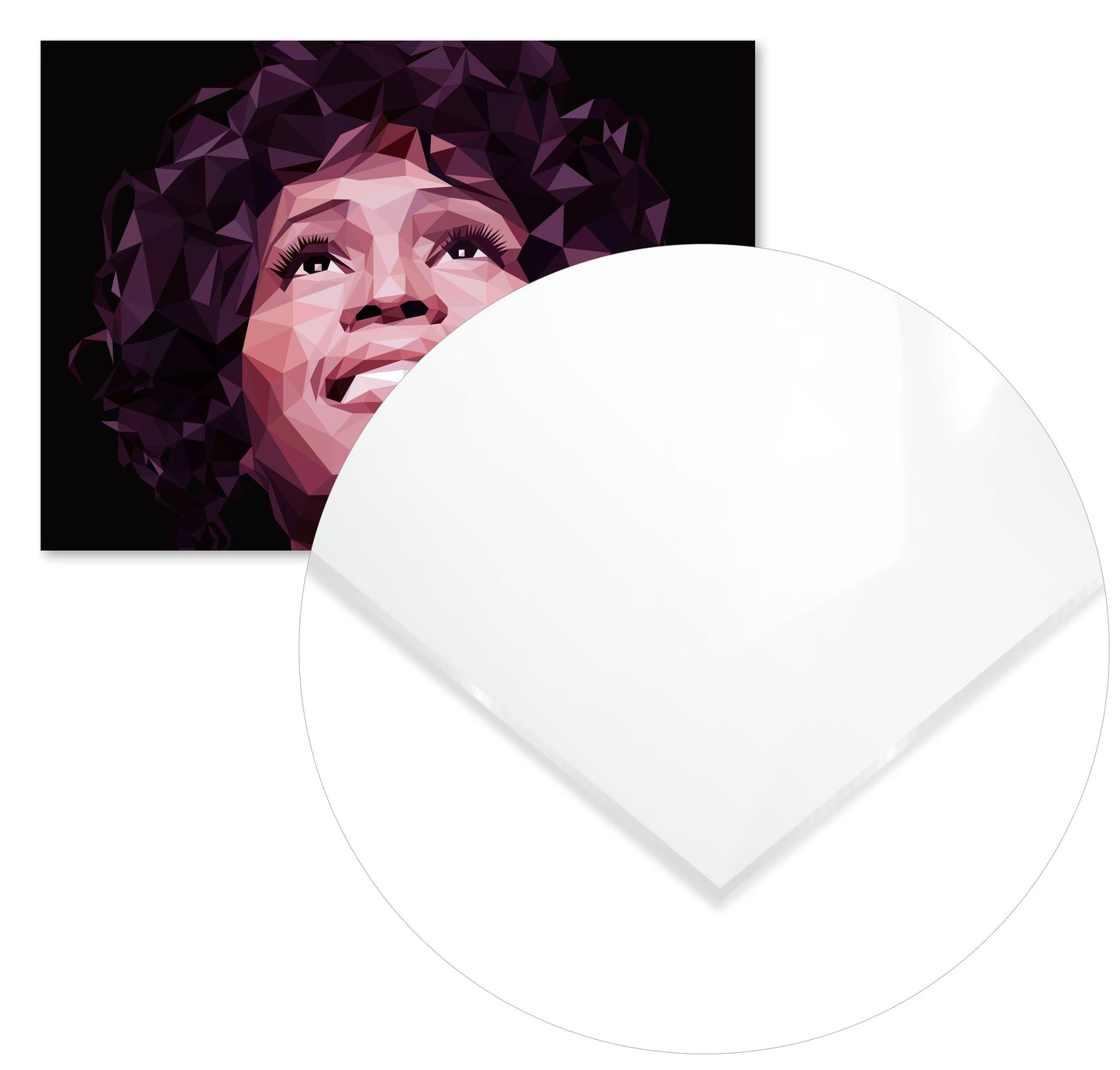 Whitney Houston Lowpoly - @YanzGallery