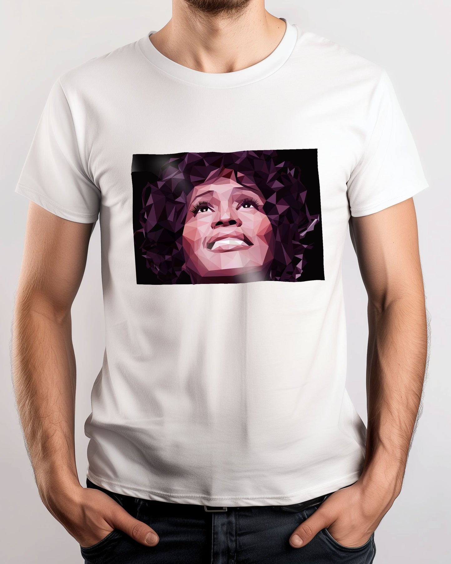 Whitney Houston Lowpoly - @YanzGallery