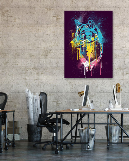 WOLF HEAD ILLUSTRATION - @RAMRAMCLUB