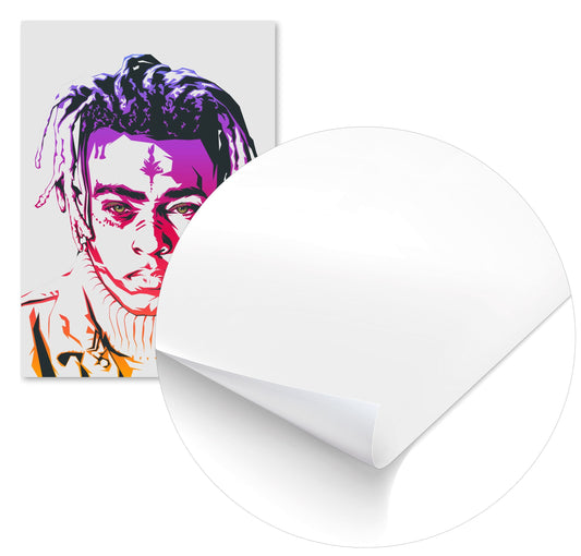 XXXTentacion Color Art 1 - @LuckyDream