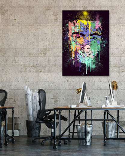 XXXTENTACION HIPHOP RAPPER ABSTRACT PAINTING - @RAMRAMCLUB