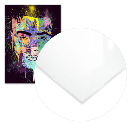 XXXTENTACION HIPHOP RAPPER ABSTRACT PAINTING - @RAMRAMCLUB