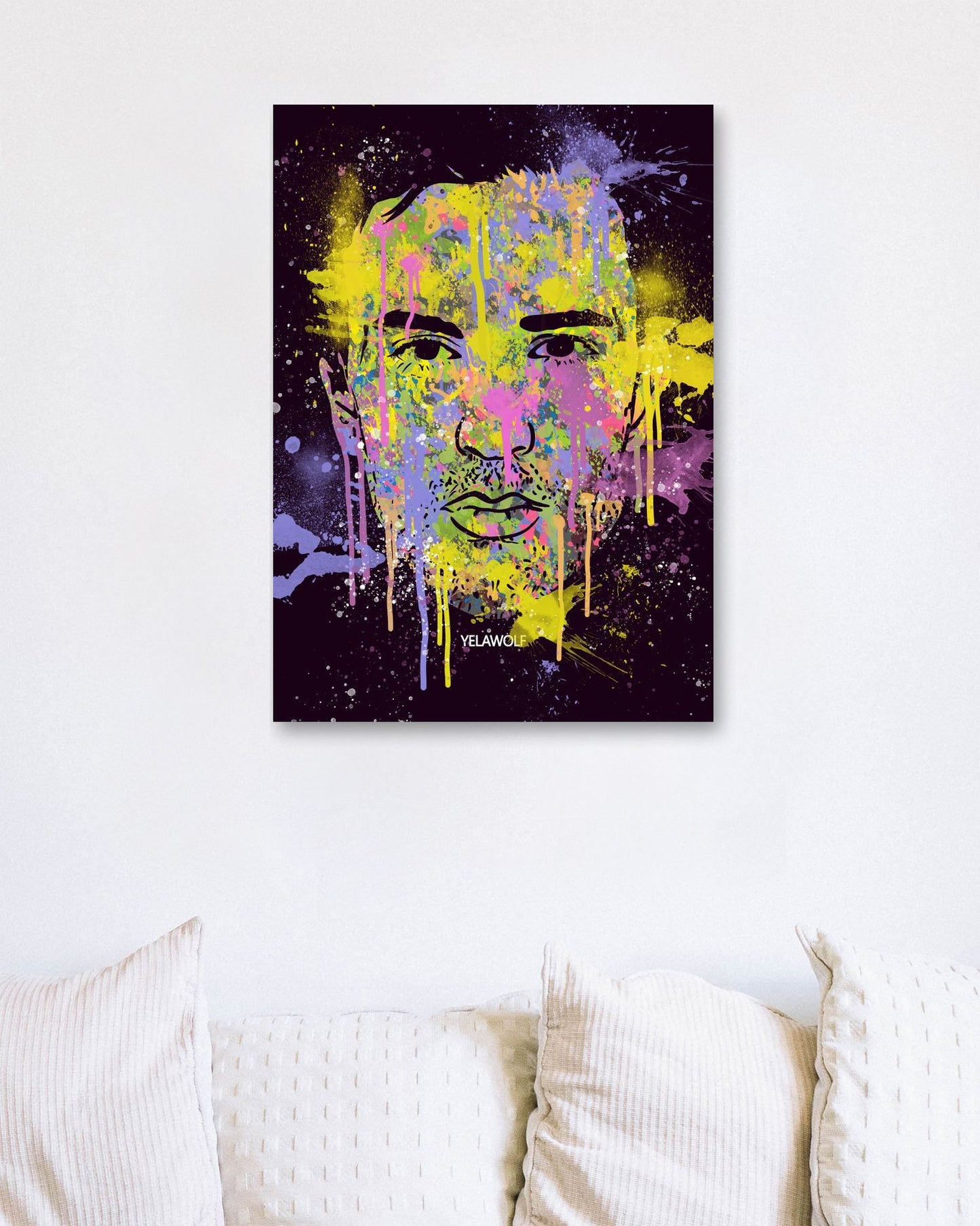 YELAWOLF HIPHOP RAPPER ABSTRACT PAINTING - @RAMRAMCLUB