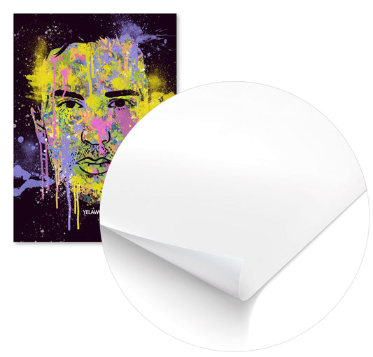 YELAWOLF HIPHOP RAPPER ABSTRACT PAINTING - @RAMRAMCLUB