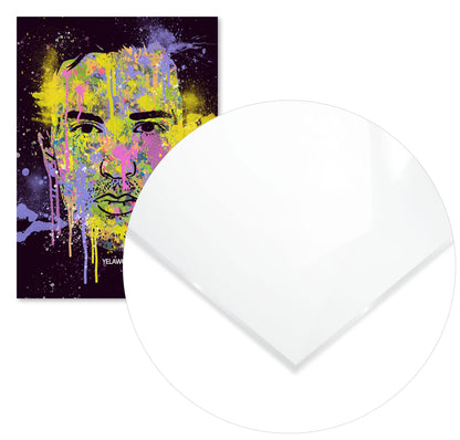 YELAWOLF HIPHOP RAPPER ABSTRACT PAINTING - @RAMRAMCLUB