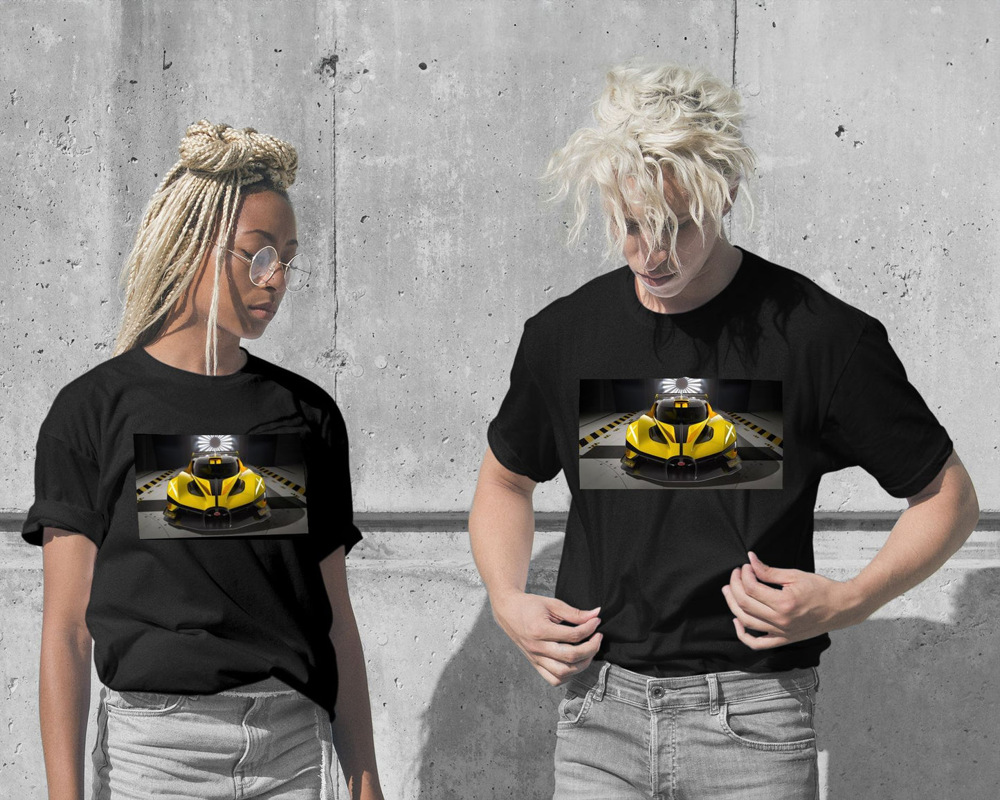 T-Shirt-yellow bugatti bolide 2 - @sultan-wow.fan