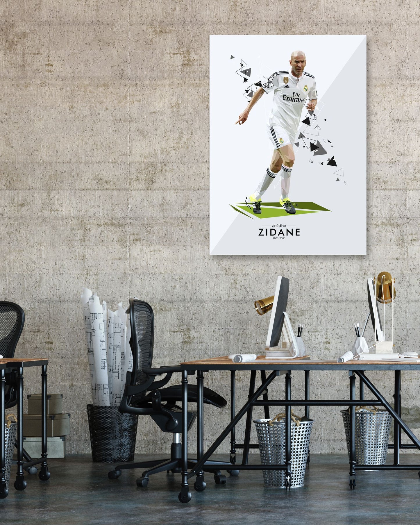 zinedine zidane - @Artnesia