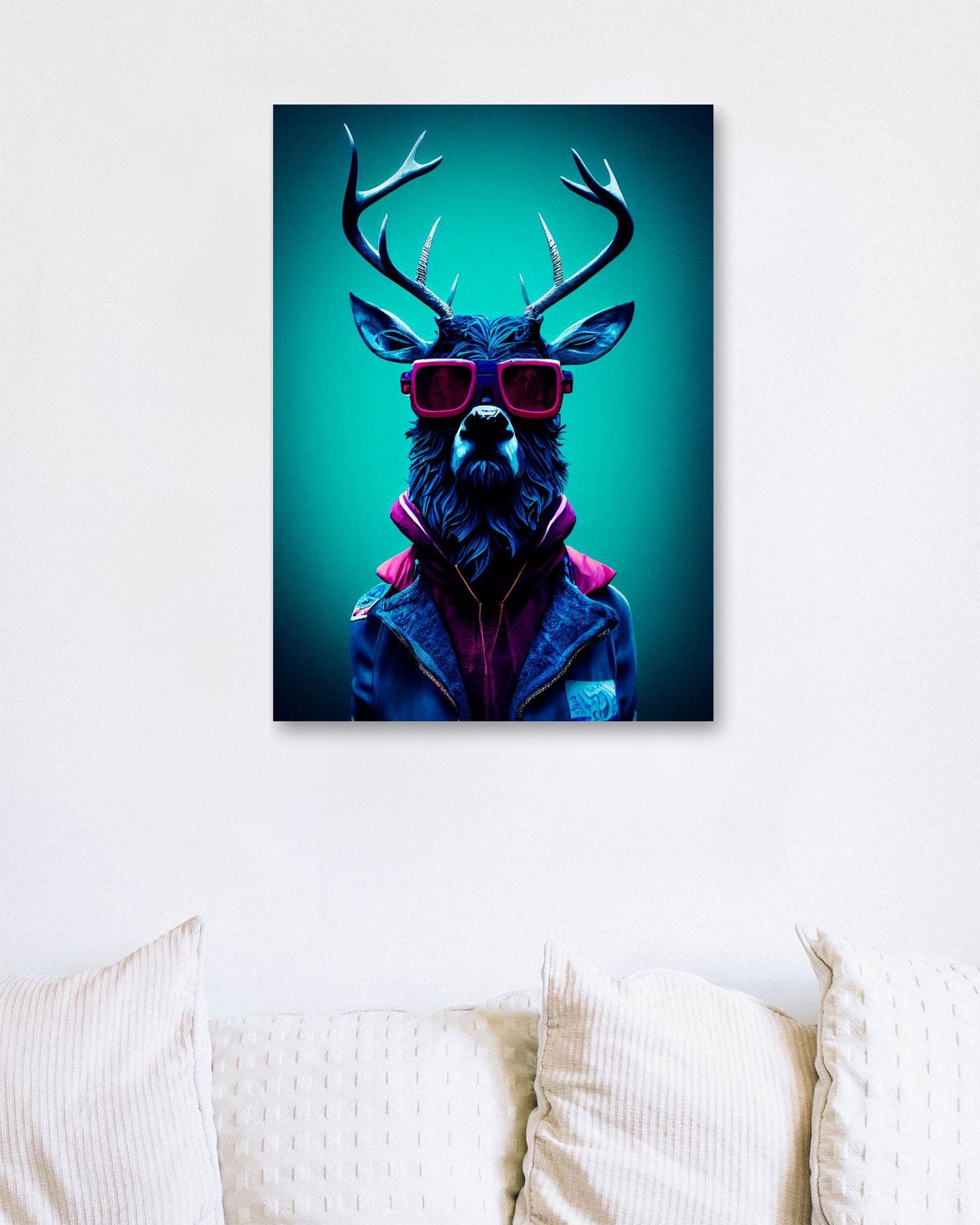 Stag portrait - @Artnesia