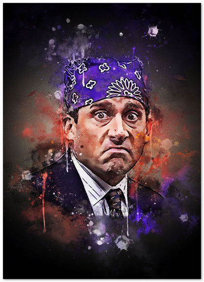 Michael Scott in watercolors art - @Baracca