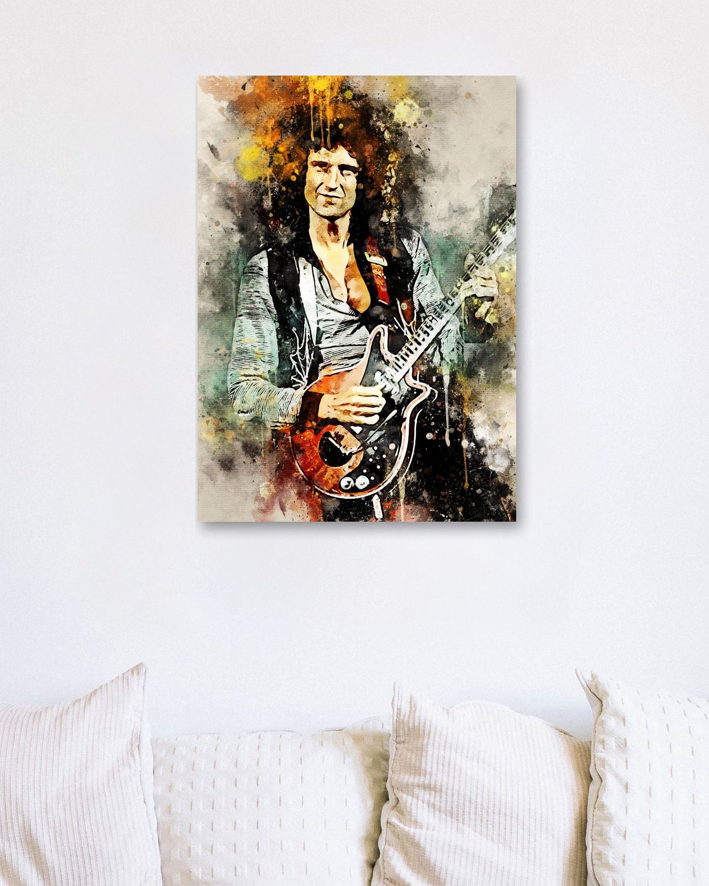 Brian May in watercolors - @Baracca