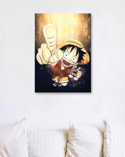 Luffy Smile - @Masahiro_art