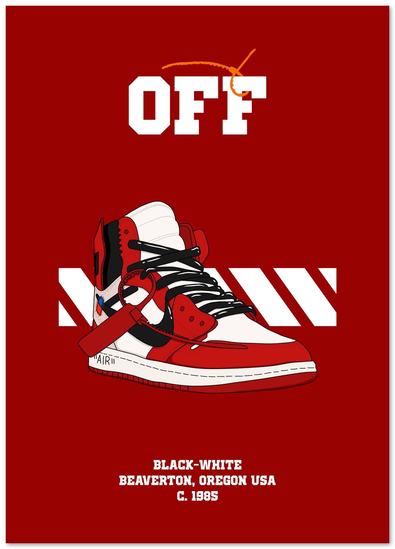 One retro x off red - @SNEAKHEAD