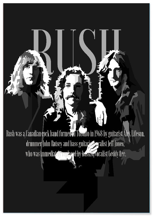 Rush Classic Rock Band - @Artkreator