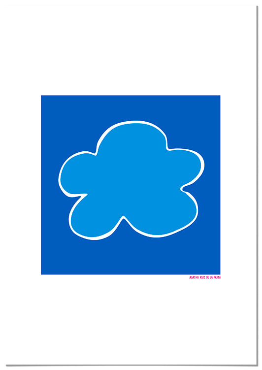 Blue Background Cloud - @agatharuizdlprada