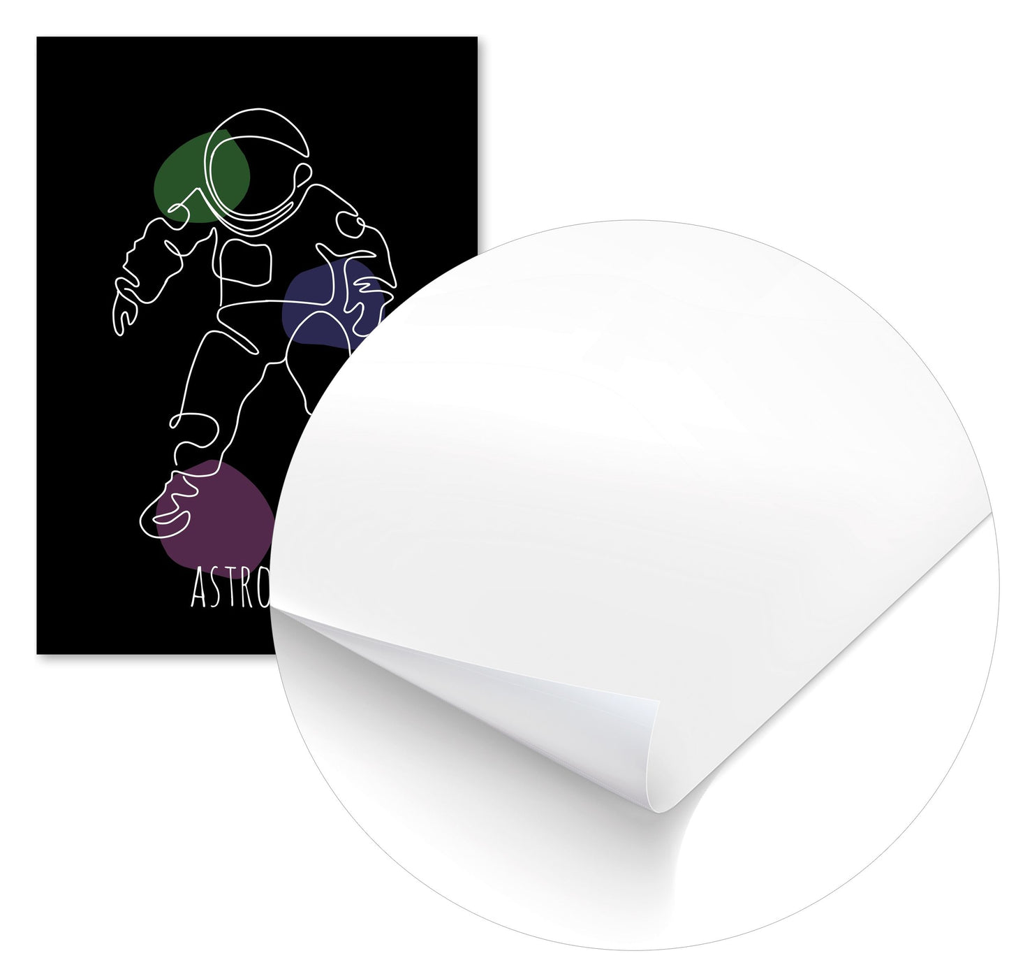 astro one line art - @msheltyan