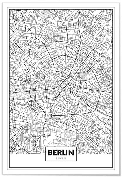 Berlin Map  - @mackland