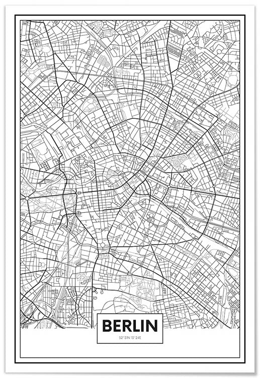 Berlin Map  - @mackland