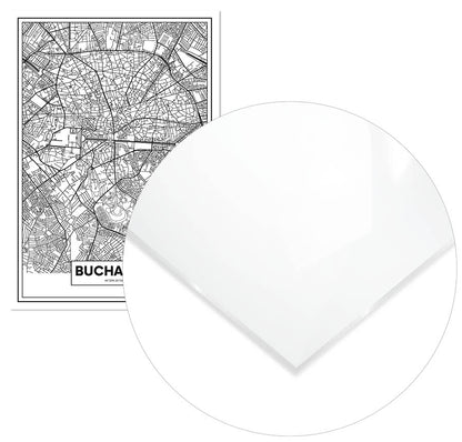 Bucharest Map - @mackland