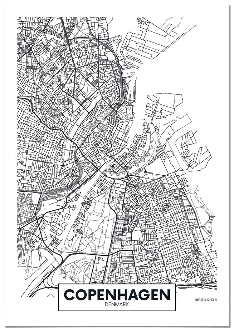 Copenhagen Map - @mackland