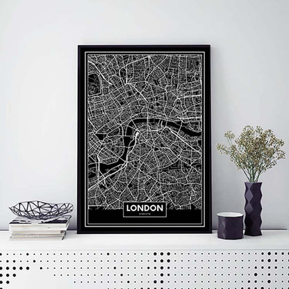 London Black Color Map - @franck86