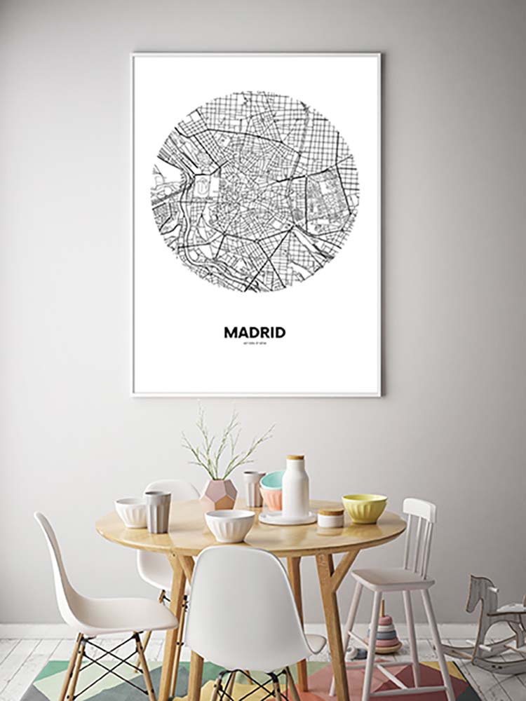 Madrid Circle Map - @annieboyle