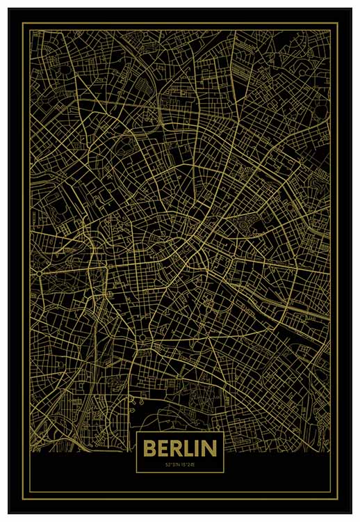 Berlin Gold Color Map - @mackios7