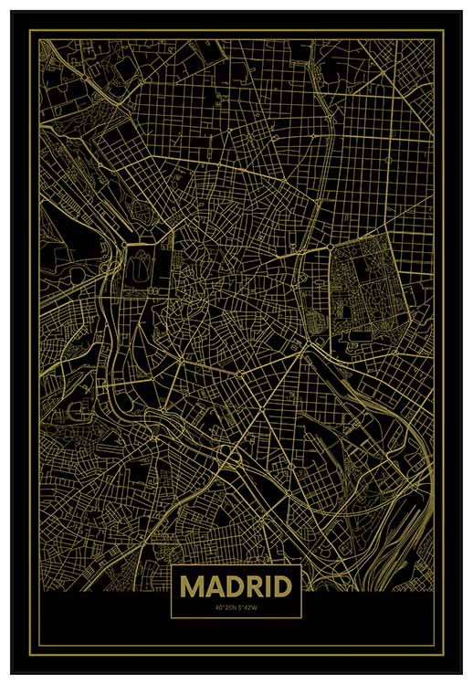Madrid Gold Color Map - @mackios7