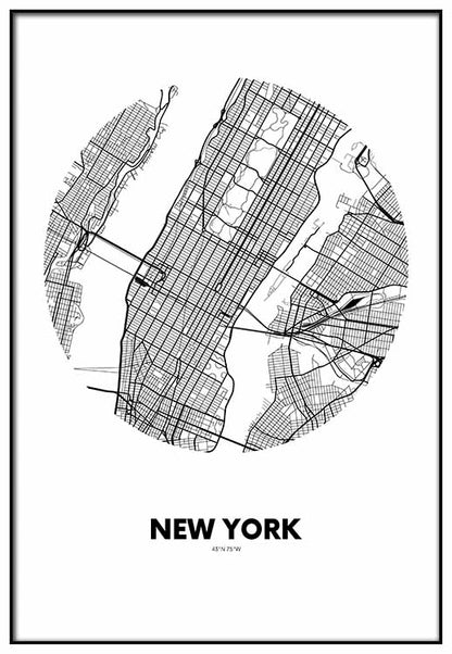 New York Circle Map - @annieboyle