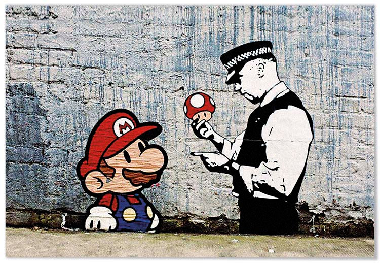 Super Mario - @Banksy