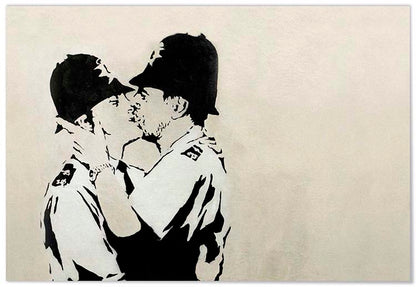 Kissing Coppers - @Banksy