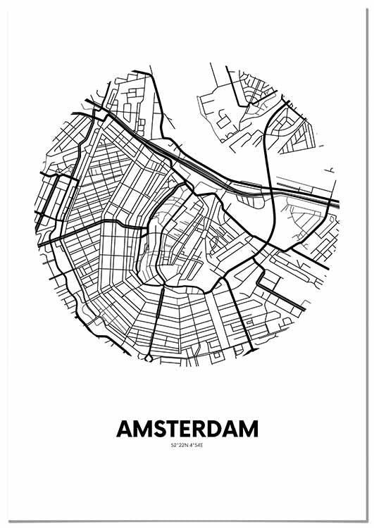 Amsterdam Circle Map - @annieboyle